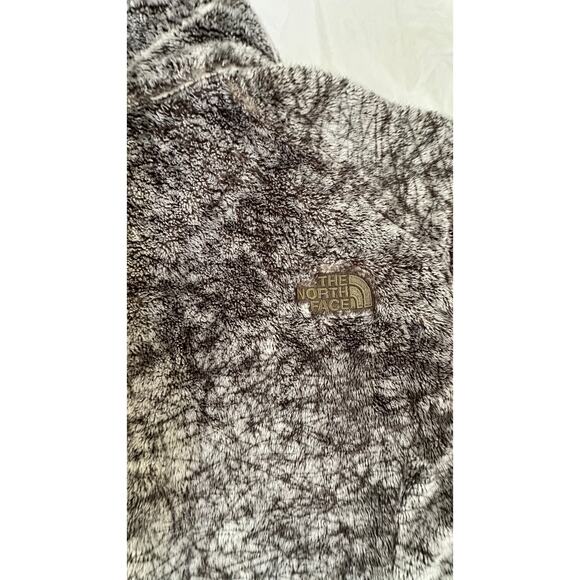 The North Face Women's Fleece Jacket Size M Gray Blk Soft Zip Pockets Thumbholes - Picture 7 of 8